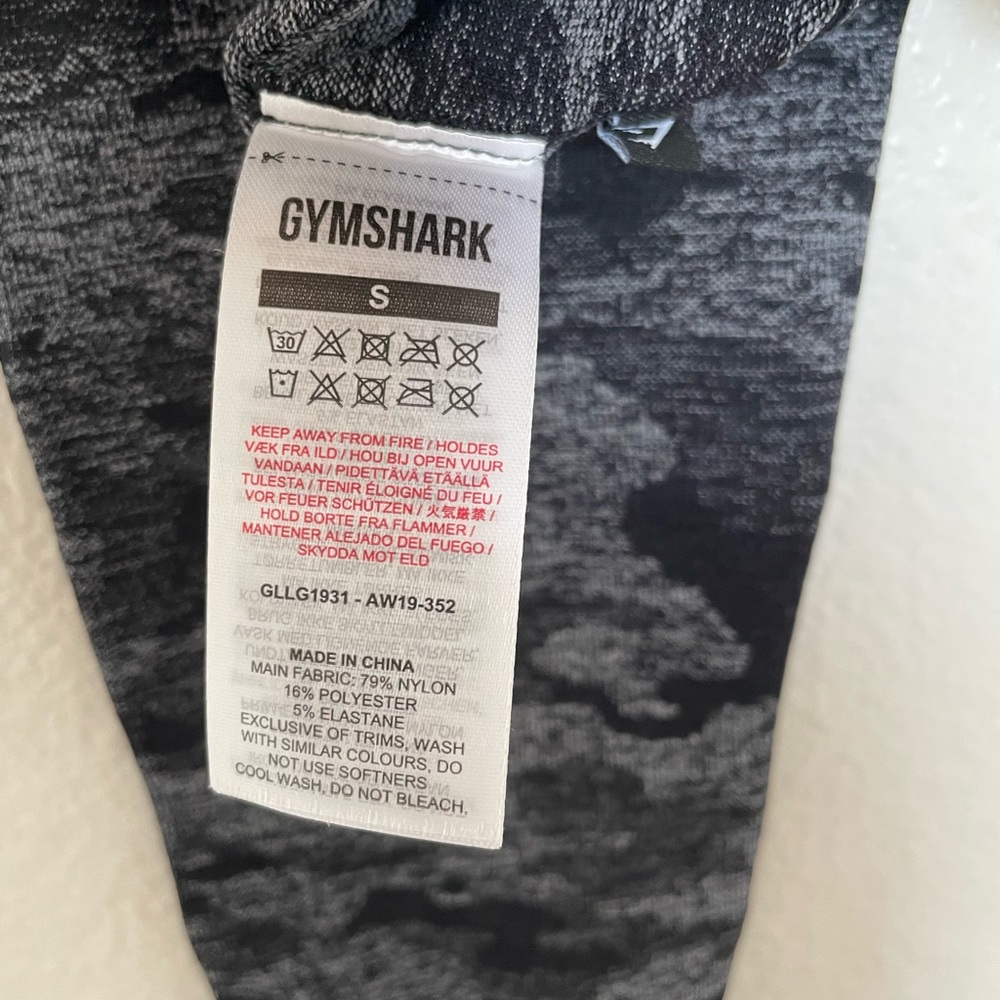 Gymshark Camo Seamless Legging, Small